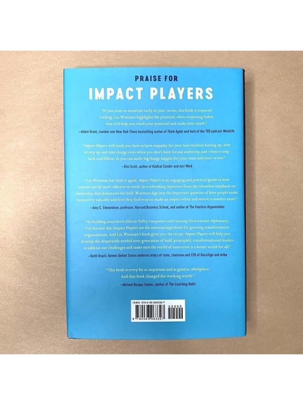 Impact Players: How to Take the Lead, Play… by Liz Wiseman  NEW Hardcover - Picture 2 of 2